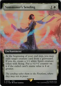 Summoner's Sending (Extended Art) R Commander: FINAL FANTASY 109 NM FOIL - Image 1