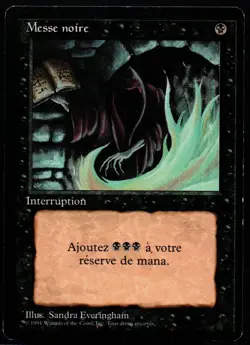 *MRM* FR/VF Messe noire ( Dark Ritual ) EX MTG FBB - Image 1