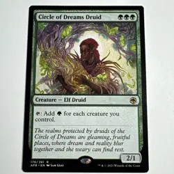 MTG Circle of Dreams Druid Regular Rare #176 Adventures in the Forgotten Realms - Image 1
