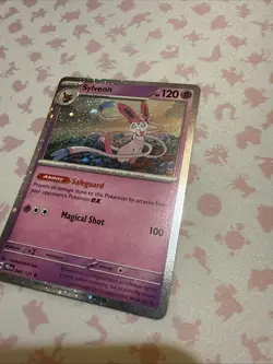 Sylveon 040/131 Cosmos Holo Prismatic Evolutions NM Pokemon TCG Card - Image 1