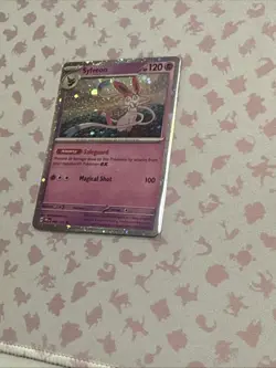 Sylveon 040/131 Cosmos Holo Prismatic Evolutions NM Pokemon TCG Card - Image 4
