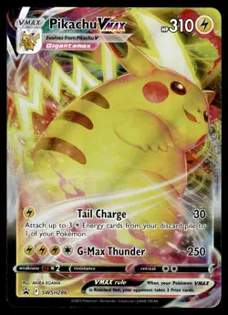Pokemon TCG Pikachu VMAX Sword & Shield - Black Star Promo #SWSH286 - Image 1