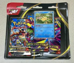 Pokemon Mega Evolution 3 Pack - Blister Factory Sealed New!!! - Image 1