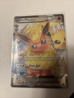 Generations Flareon-EX Ultra Rare full art holo rc28/rc32 2016 pokemon TCG - Image 1