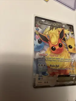 Generations Flareon-EX Ultra Rare full art holo rc28/rc32 2016 pokemon TCG - Image 3