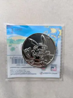 Pokemon World Championships 2024 Pikachu Metal Coin Honolulu NEW & SEALED - Image 1