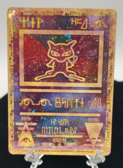 1999 Movie Black Star Promo Pokemon TCG Pokemon Ancient Mew Holographic SWIRL LP - Image 5