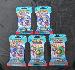 pokemon Scarlet & Violet -Journey Together Sleeved Booster Packs (LOT OF 5) - Image 1