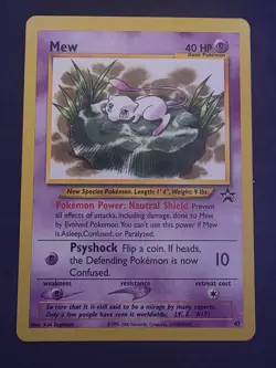 2002 Pokemon LILYPAD MEW #47 Black Star Promo NM - Image 1