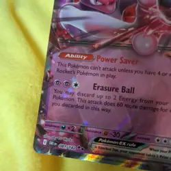 Pokemon TCG Destined Rivals Team Rocket's Mewtwo EX 081/182 - Image 2
