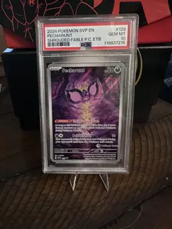 Pecharunt SVP 129 Pokemon Center PSA 10 Black Star Promo Shrouded Fable - Image 1