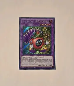 YUGIOH TIME WIZARD OF TOMORROW DLCS-EN147 SECRET RARE NM - Image 1