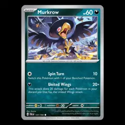 Murkrow 131/193 - Paldea Evolved Pokemon Card - Image 1