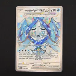 Pokemon TCG Card Wellspring Mask Ogerpon EX 194/167 Twilight Masquerade - NM - Image 1