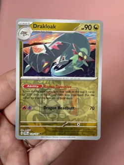 Pokemon TCG | Drakloak 129/167 Reverse Holo Play! League Promo Stamped Card - Image 1