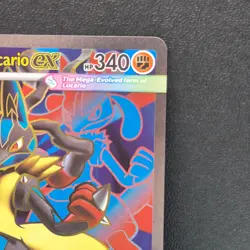 Mega Lucario Ex Ultra Rare 160/132 Mega Evolution Pokemon TCG Near Mint Card NM - Image 3