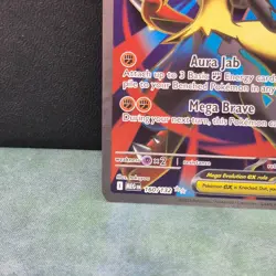 Mega Lucario Ex Ultra Rare 160/132 Mega Evolution Pokemon TCG Near Mint Card NM - Image 4