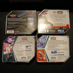 Pokemon Trading Card Game EMPTY Tins Lot Of 4 - Image 2
