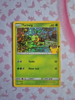 Turtwig 4/25 Holo McDonalds 25th Anniversary Promo 2021 - Pokemon Card TCG Lp - Image 1