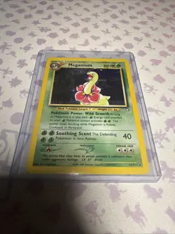 Pokemon TCG Meganium Neo Genesis HR Card #11/111 NM Condition DOUBLE SWIRL - Image 1