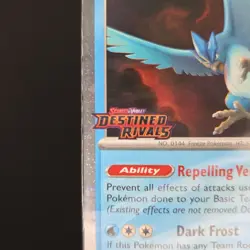 Pokemon TCG Card Team Rockets Articuno 051/182 Destined Rivals Stamped - Sealed - Image 3