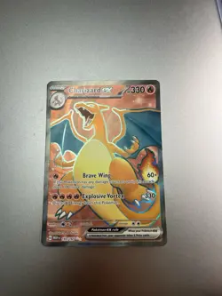 Charizard ex 183/165 Ultra Rare Full Art Pokemon card from the Scarlet & Violet - Image 1