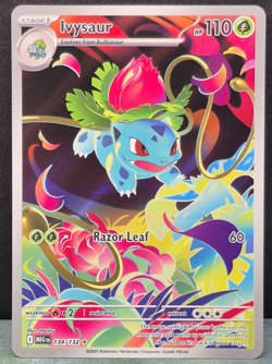 Ivysaur Illustration Rare 134/132 Mega Evolution Pokemon TCG Near Mint Card NM - Image 1
