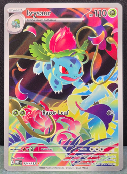 Ivysaur Illustration Rare 134/132 Mega Evolution Pokemon TCG Near Mint Card NM - Image 2