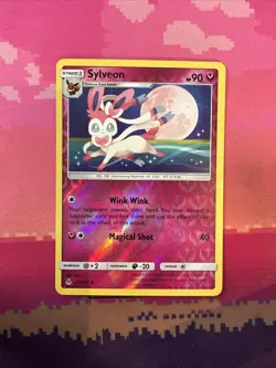 Pokemon Card Sylveon Forbidden Light Reverse Holo Rare 87/131 Near Mint - Image 1