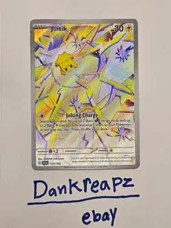 Joltik 150/142 Stellar Crown Illustration Rare Pokemon Card NM - Image 1