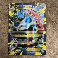 Mega M Glalie EX 156/162 Breakthrough Full Art Ultra Rare Holo Pokemon Card MP - Image 2