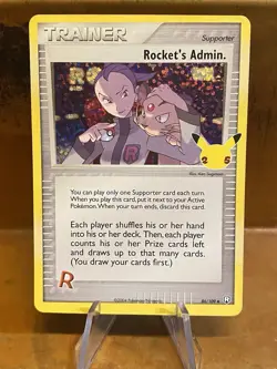 Rocket's Admin. 86/109 Celebrations Classic 2021 Rare Holo Pokemon TCG Card NM/M - Image 1