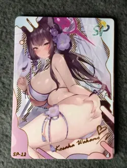 CCG/TCG WAIFU Genki Parade SP Rare card Anime Goddess Story KONSAKA WAKAMO SP-12 - Image 1