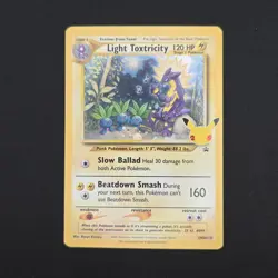Pokemon TCG Card Light Toxtricity SWSH137 Celebrations Promo Holo - NM - Image 1