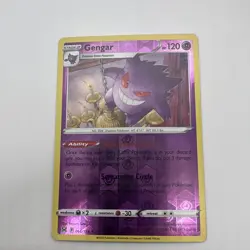 Gengar 66/196 Lost Origin Reverse Holo Rare Pokemon Card TCG 066/196 Pokemon - Image 3