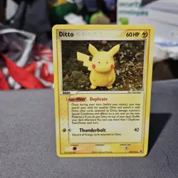 Ditto (Pikachu) Pokemon TCG EX Delta Species Uncommon Card #39/113 - Image 1