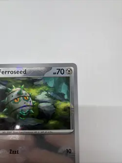Pokemon TCG Ferroseed 068/086 White Flare Poke Ball Reverse Holo Card - NM - Image 5