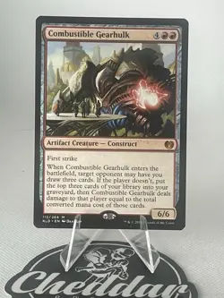 1x Combustible Gearhulk Moderate Play, English Kaladesh MTG Magic - Image 1