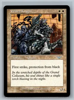 Magic The Gathering Legions White Knight #27/145 MTG TCG CCG - Image 1