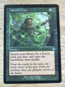 MTG Nature's Lore Retro Frame - Dominaria Remastered #346 - Image 1