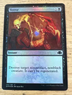 1x Terror - Foil MTG Dominaria Remastered NM Magic Foil - Image 1