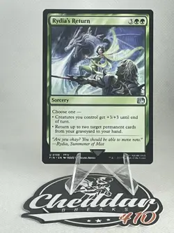 U 0198 Rydia's Return FFIV Sorcery Uncommon Final Fantasy Card MTG FIN NM - Image 1