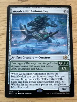 MTG Woodcaller Automaton NM-Mint The Brothers' War - Image 1