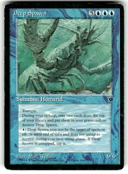 Magic the Gathering MTG Deep Spawn (17) Fallen Empires LP - Image 1