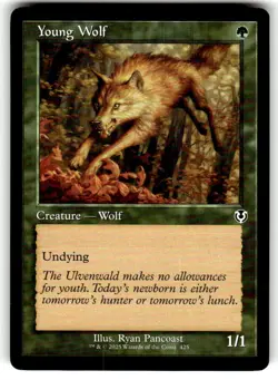 Young Wolf (Retro Frame) Innistrad Remastered Regular MTG - Image 1