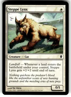 Steppe Lynx Zendikar Regular MTG - Image 1
