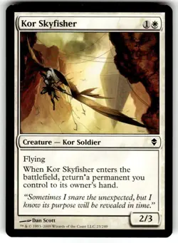 Kor Skyfisher Zendikar Regular MTG - Image 1