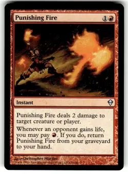 Punishing Fire Zendikar Regular MTG - Image 1