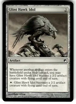 Glint Hawk Idol Scars of Mirrodin Regular MTG - Image 1