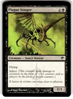 Plague Stinger Scars of Mirrodin Regular MTG - Image 1